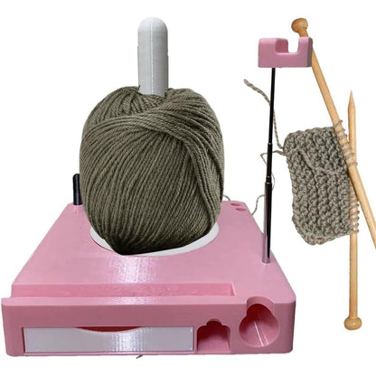 🔥Spinning Yarn Holder with Tool Storage