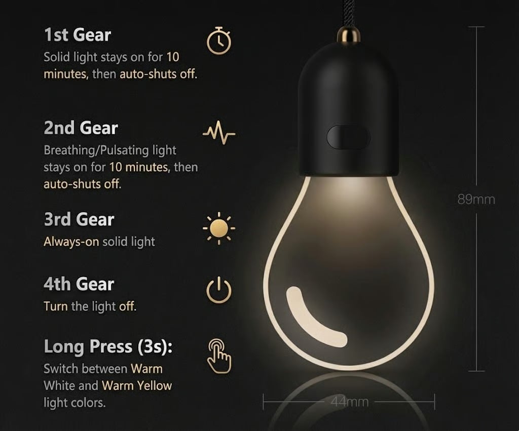 Luminous Car Interior Pendant Light