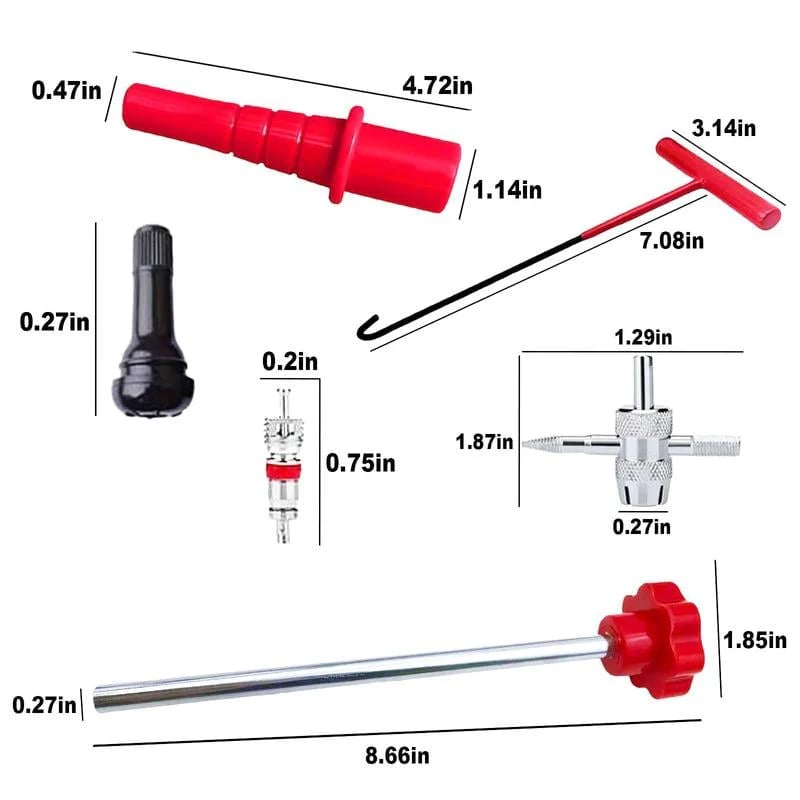 🔥Tire Valve Tool Kit -⚡Fix Leaky Valves in 15 Seconds