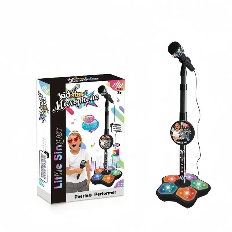 💥LAST DAY SALE 49% OFF💥Microphone Toy, Karaoke Machine Toy with Light