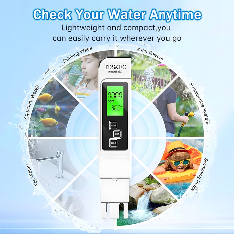 🔥Hot Sale 49% OFF🔥2026 All-New 4 in 1 Digital Water Tester
