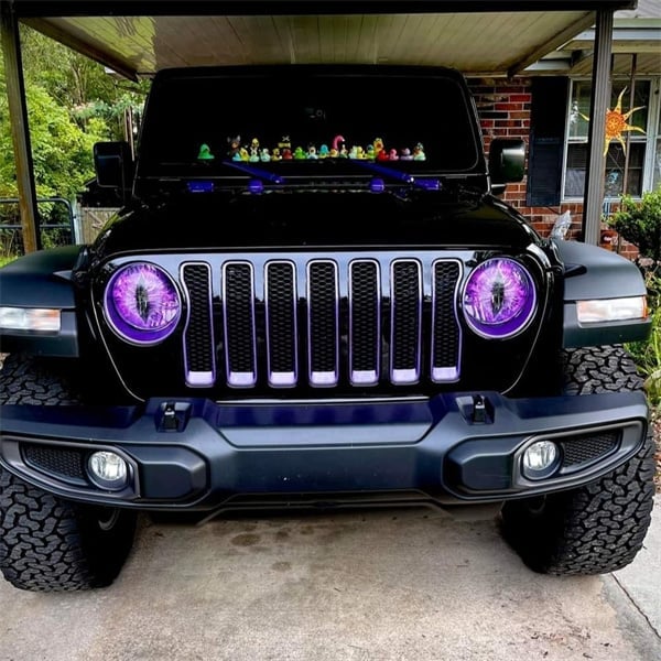 🔥  Beast Eyes Headlight Decals (1 Pair)