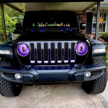 🔥  Beast Eyes Headlight Decals (1 Pair)