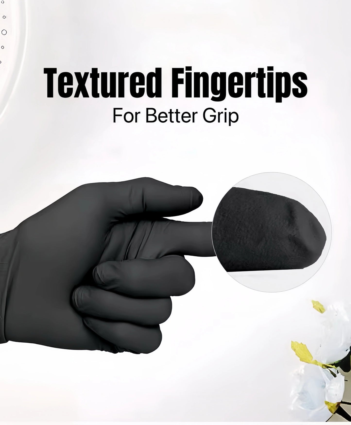 💯🧤High Elastic Protective Rubber Nitrile Gloves