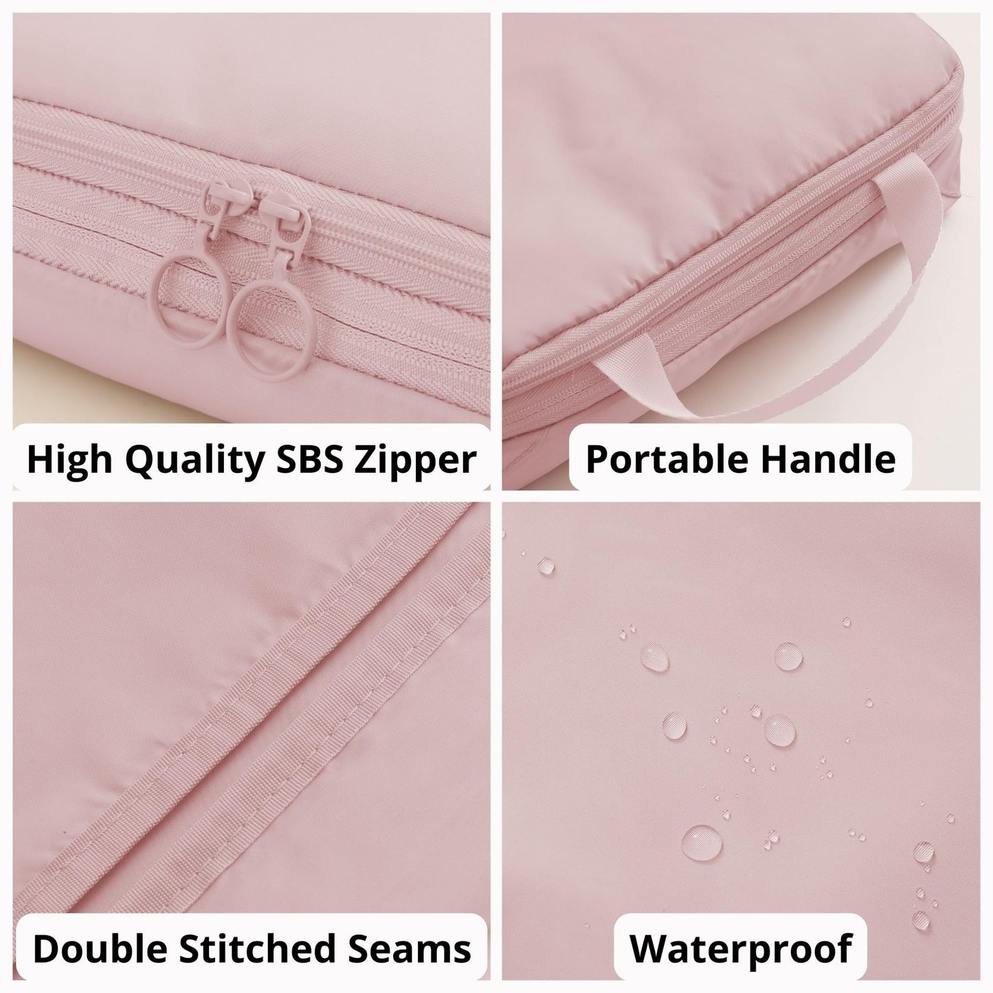 6-Piece Travel Compression Bags Set