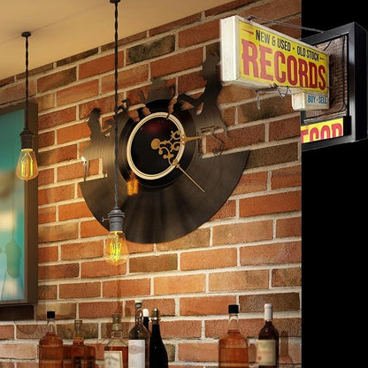 🔥💽Record Store Retro Wall Light - Record Collector Gift✨