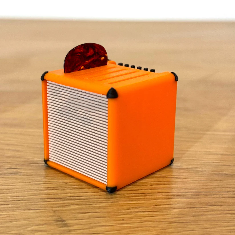 Mini Guitar Amp Pick Holder