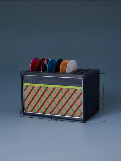 Mini Guitar Amp Pick Holder
