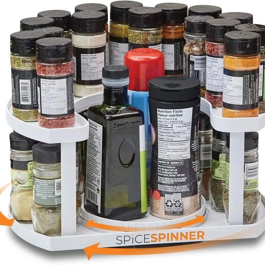 The Spice Spinner: Declutter Your Kitchen in Seconds, Find Every Spice in a Spin! 🧂