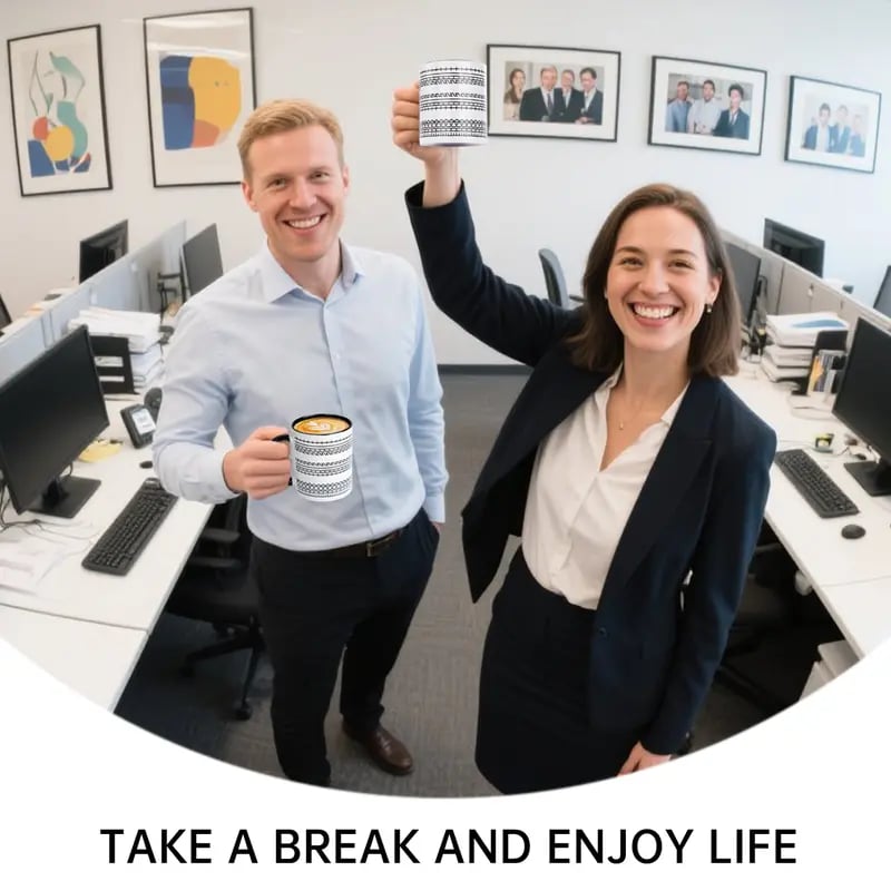 🔥Fuck This Shit Mug, Hidden Message Funny Ceramic Coffee Mugs