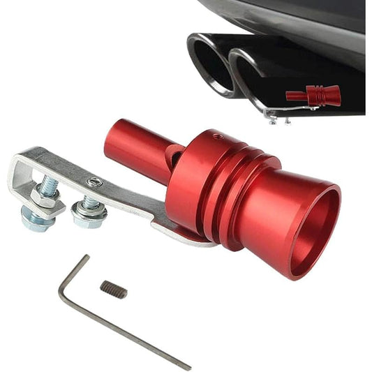 🔥🎁Aluminum Alloy Universal Turbo Whistle,Turbo Sound Exhaust Muffler Pipe Whistle Car Roar Maker