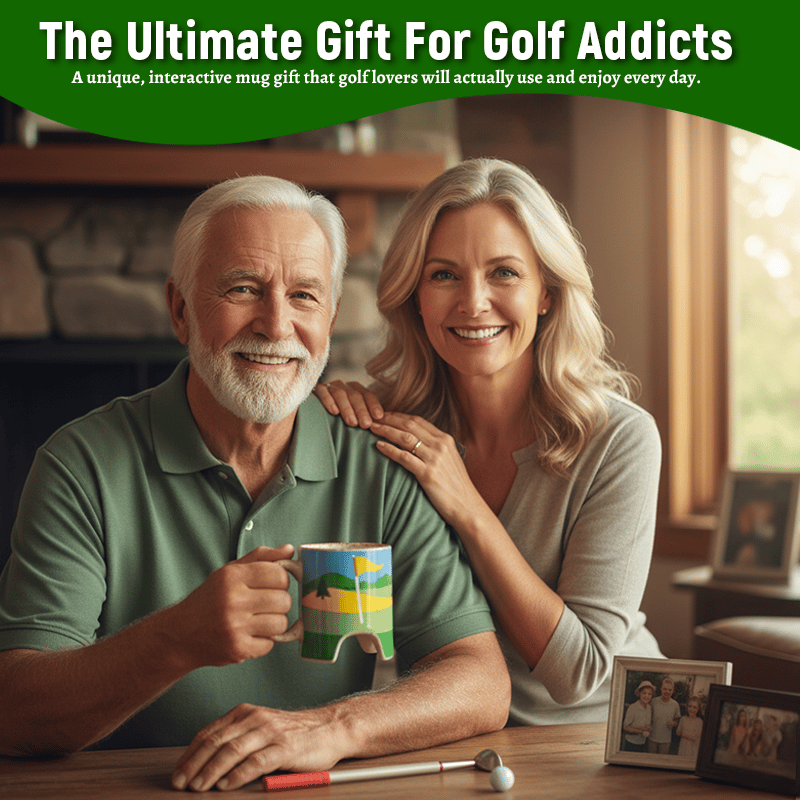 Interactive Golf Coffee Mug Set