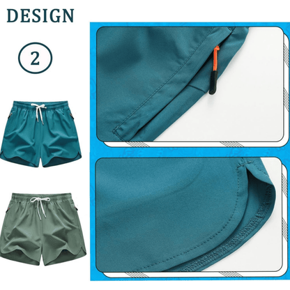 🔥🏃‍♂️Men’s 5-Inch Running Shorts – Quick-Dry Athletic Gym Shorts (1 Set OF 5 Pack)