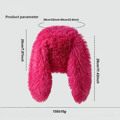 ❄ Winter Hot Sale - 🐇 Cute Long Bunny Ear Plush Hat
