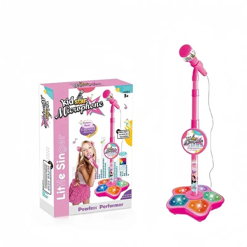 💥LAST DAY SALE 49% OFF💥Microphone Toy, Karaoke Machine Toy with Light