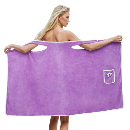🏆 50K+ SOLD! ✨ Plus Size Women's Wearable Shower Skirt