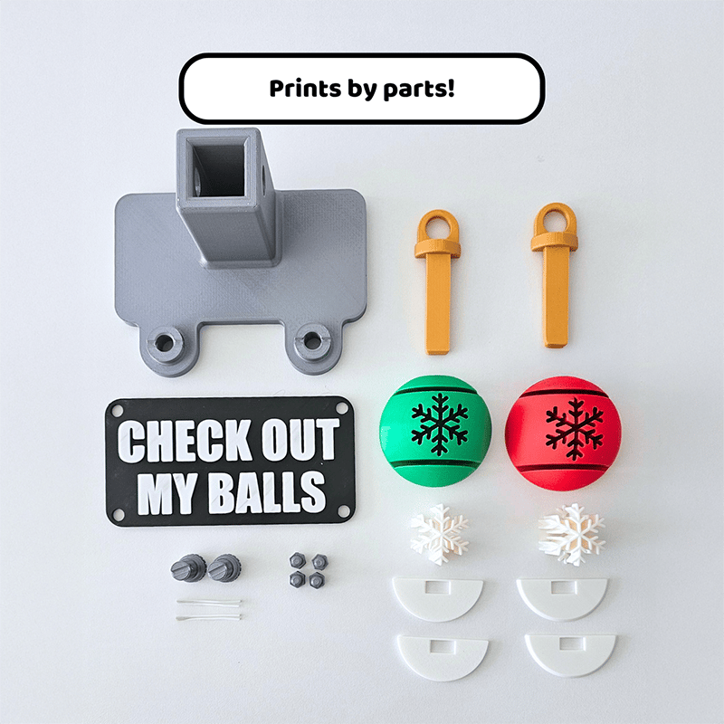 Christmas Trailer Hitch