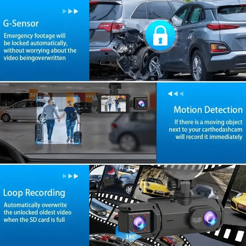 🔥Full View Car Dashcam System(The product does not include a memory card.)