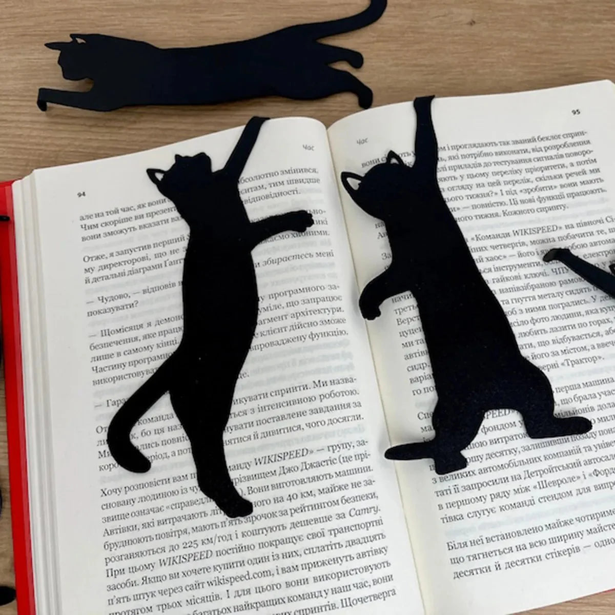 🔥LAST DAY 49% OFF🔥😹5Pcs Metal Cat bookmark
