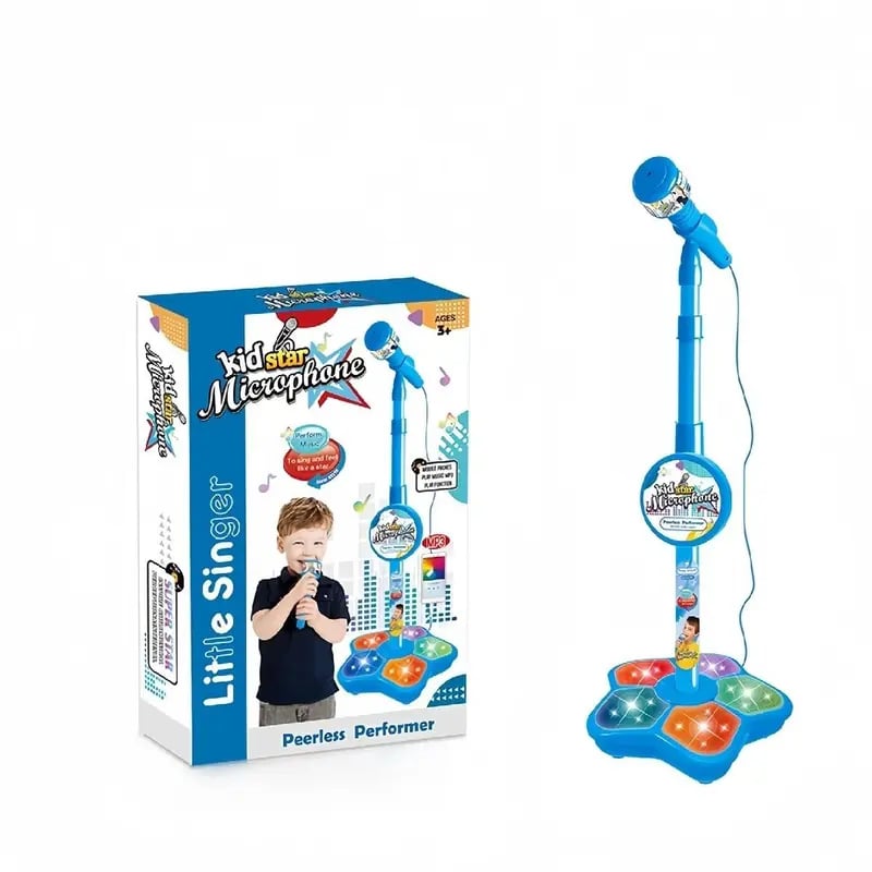 💥LAST DAY SALE 49% OFF💥Microphone Toy, Karaoke Machine Toy with Light