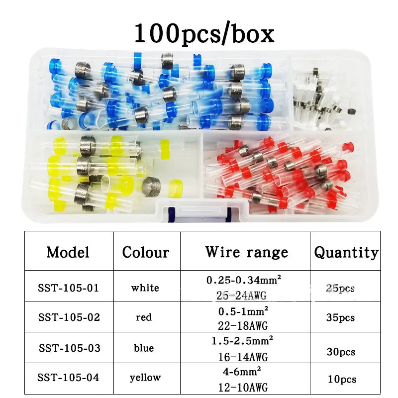 100pcs Solder connectors