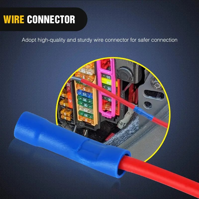12V Add-A-Circuit Fuse Tap Kit ⚡🚗 4 Types in One Pack