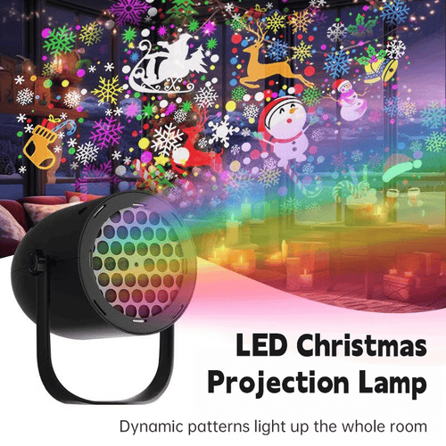 🎅LED Christmas Projection Lamp-16 Patterns of Pure Holiday Magic!🎄✨