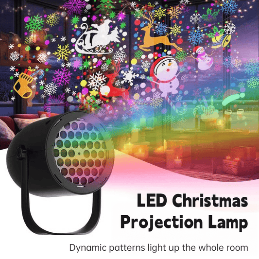 🎅LED Christmas Projection Lamp-16 Patterns of Pure Holiday Magic!🎄✨