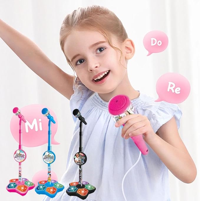 💥LAST DAY SALE 49% OFF💥Microphone Toy, Karaoke Machine Toy with Light