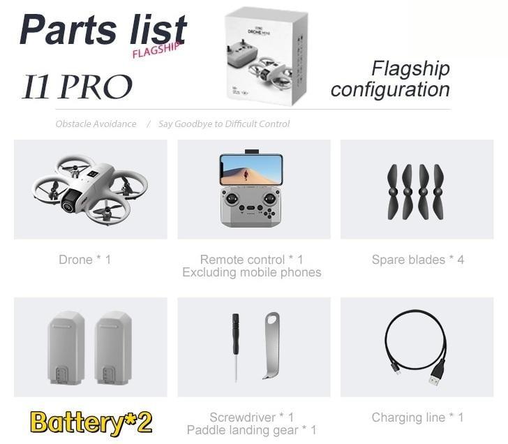 📸Dual Camera Mini Drone with Obstacle Avoidance🛩️ – Stunning Aerial Shots ✨