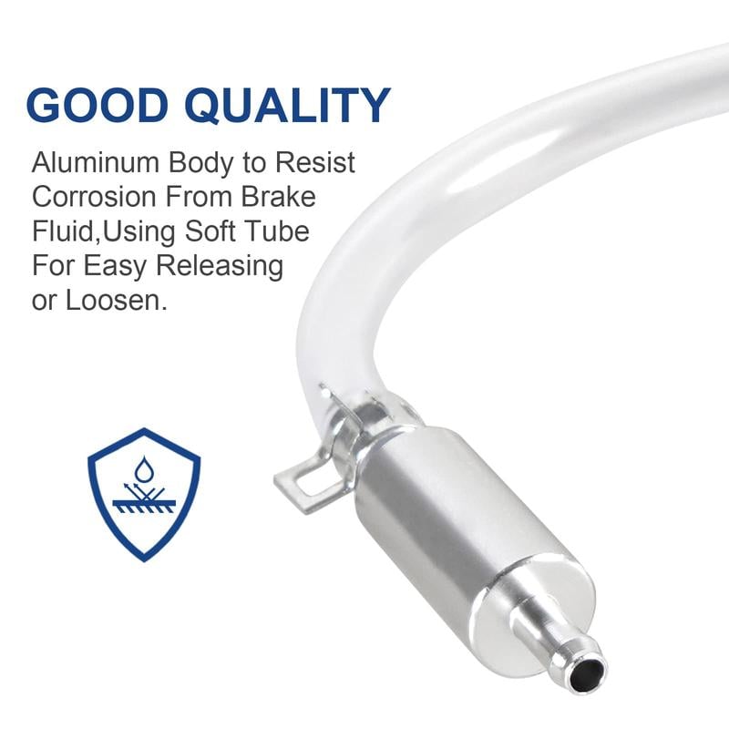 🔥 Brake Bleeder Hose 🔧 One-Way Check Valve Tube Bleeding Tool Kit