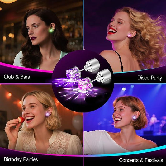 🔥Christmas Early Discount✨LED Earrings, Light Up Stud Earrings