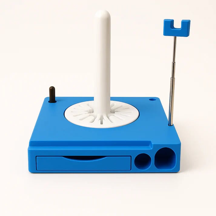 🔥Spinning Yarn Holder with Tool Storage