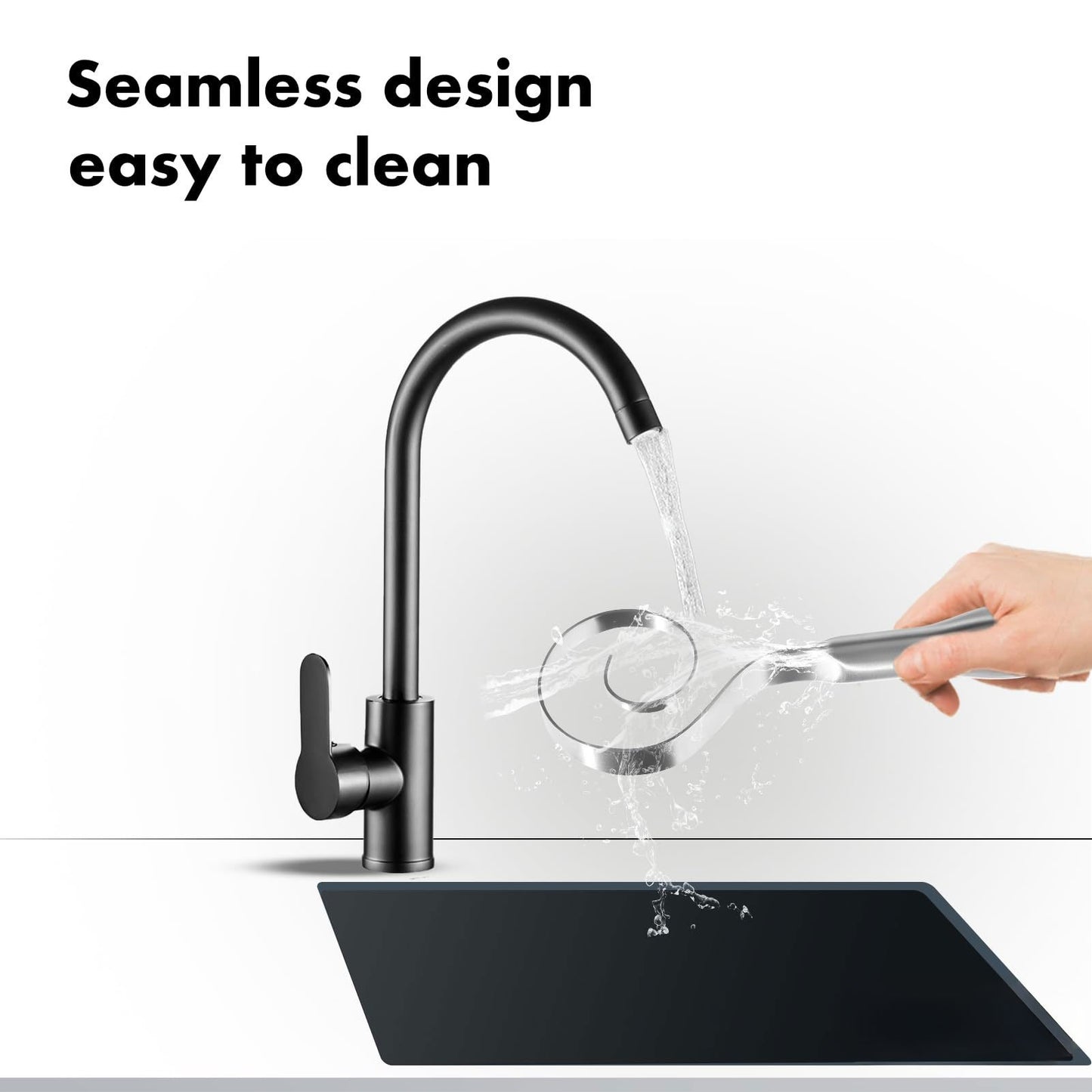 🔥Seamless Dough Whisk, 430 stainless steel Dough Whisk, 9" Bread Whisk for Cooking