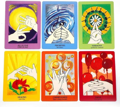 🙌MUDRA Cards for Body, Mind ad Spirit: The Handy Course in Yoga Spiritual Meditation Accessories