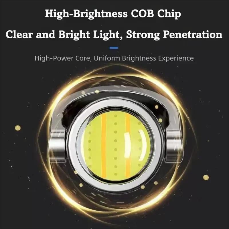 🔦✨Rechargeable Mini Keychain Flashlight - 800 Lumens, 6 Modes, Perfect for Outdoor Adventures, Work, and Emergencies