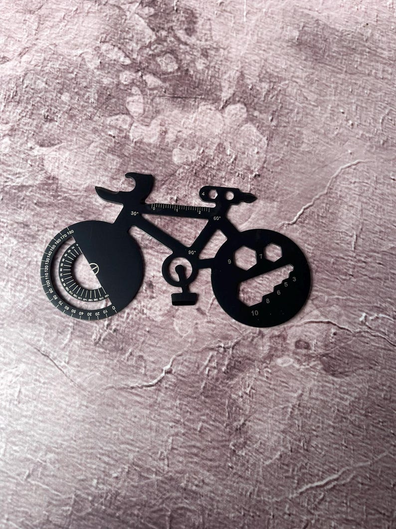 Personalised Stainless Steel Bicycle Multi-Tool – 16-Function Tool