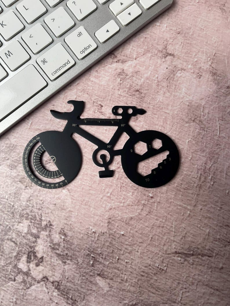 Personalised Stainless Steel Bicycle Multi-Tool – 16-Function Tool