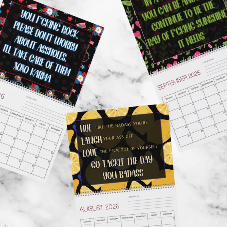 2026 Swearing Calendar