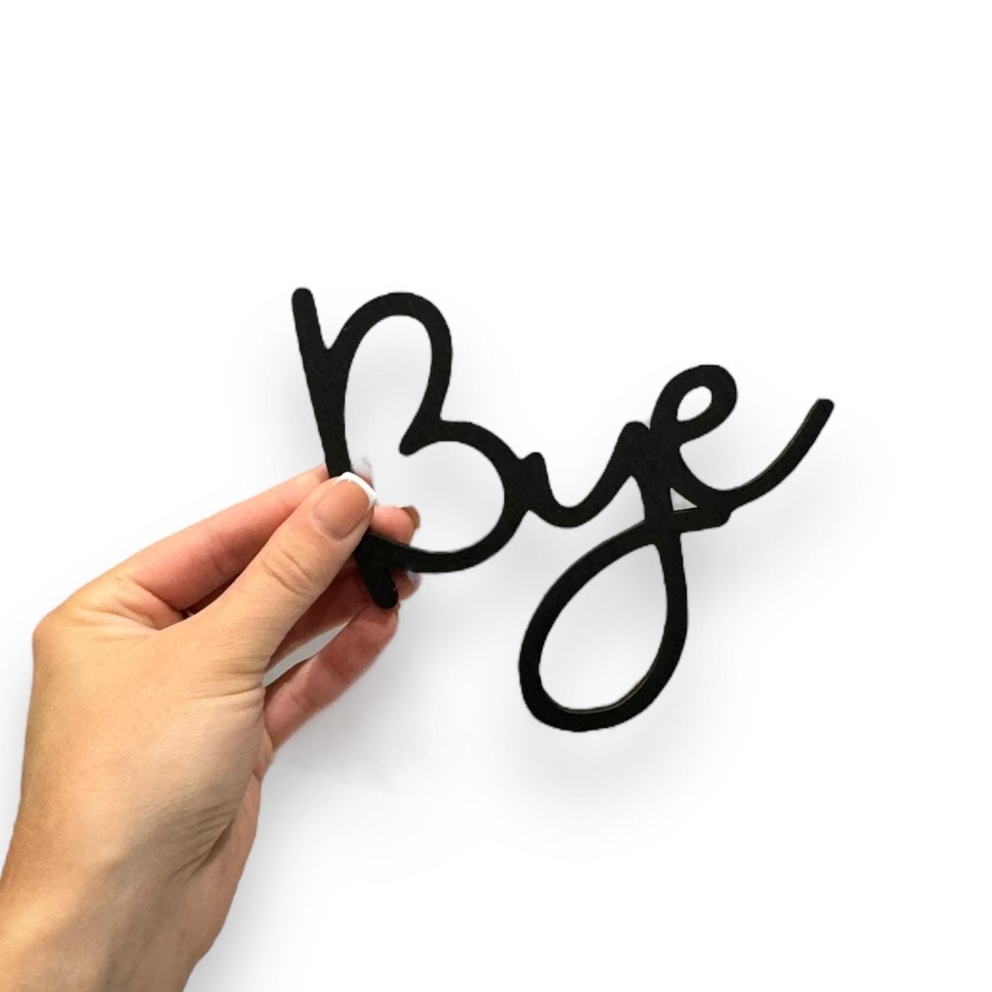 🌲2026 NEW YEAR Special Price🔥Bye Love You Wooden Script Sign Hallway Home Door