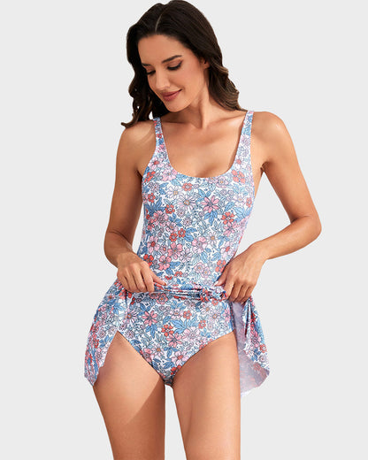 👙Last Day Special Price!!💃Women's One Piece Tummy Control Tie Knot Swimsuit