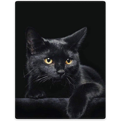 Black Cat Cuddly Blanket