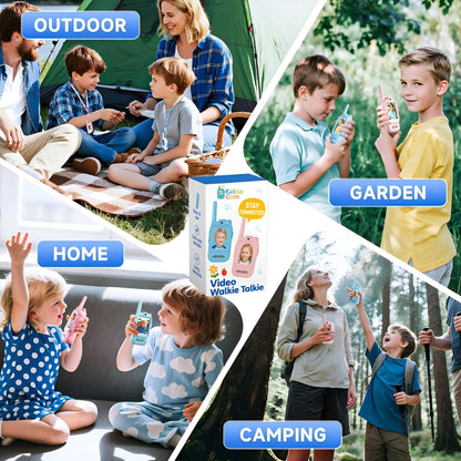 Kids Video Walkie Talkie – Safe & Fun Two-Way Communication for Children, Rechargeable, Long-Range, Educational & Outdoor Play