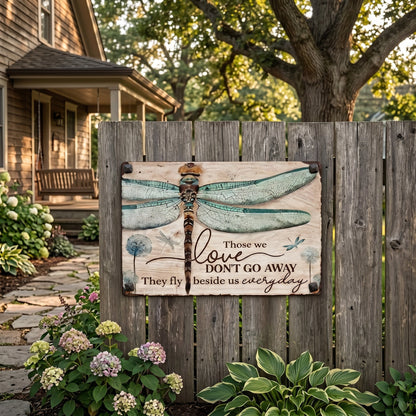 🕊️💛Dragonfly Memorial Plaque – Sympathy Gift