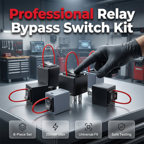 Automotive Relay Tester and Bypass Jumper Set
