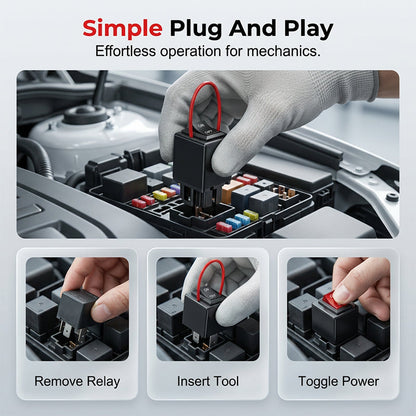 Automotive Relay Tester and Bypass Jumper Set