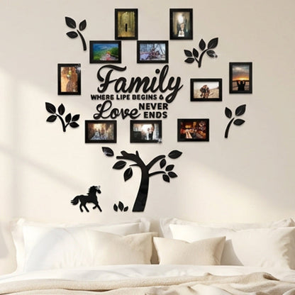 ⏰3D Family Tree Photo Frame Wall Sticker