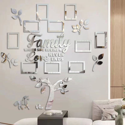⏰3D Family Tree Photo Frame Wall Sticker